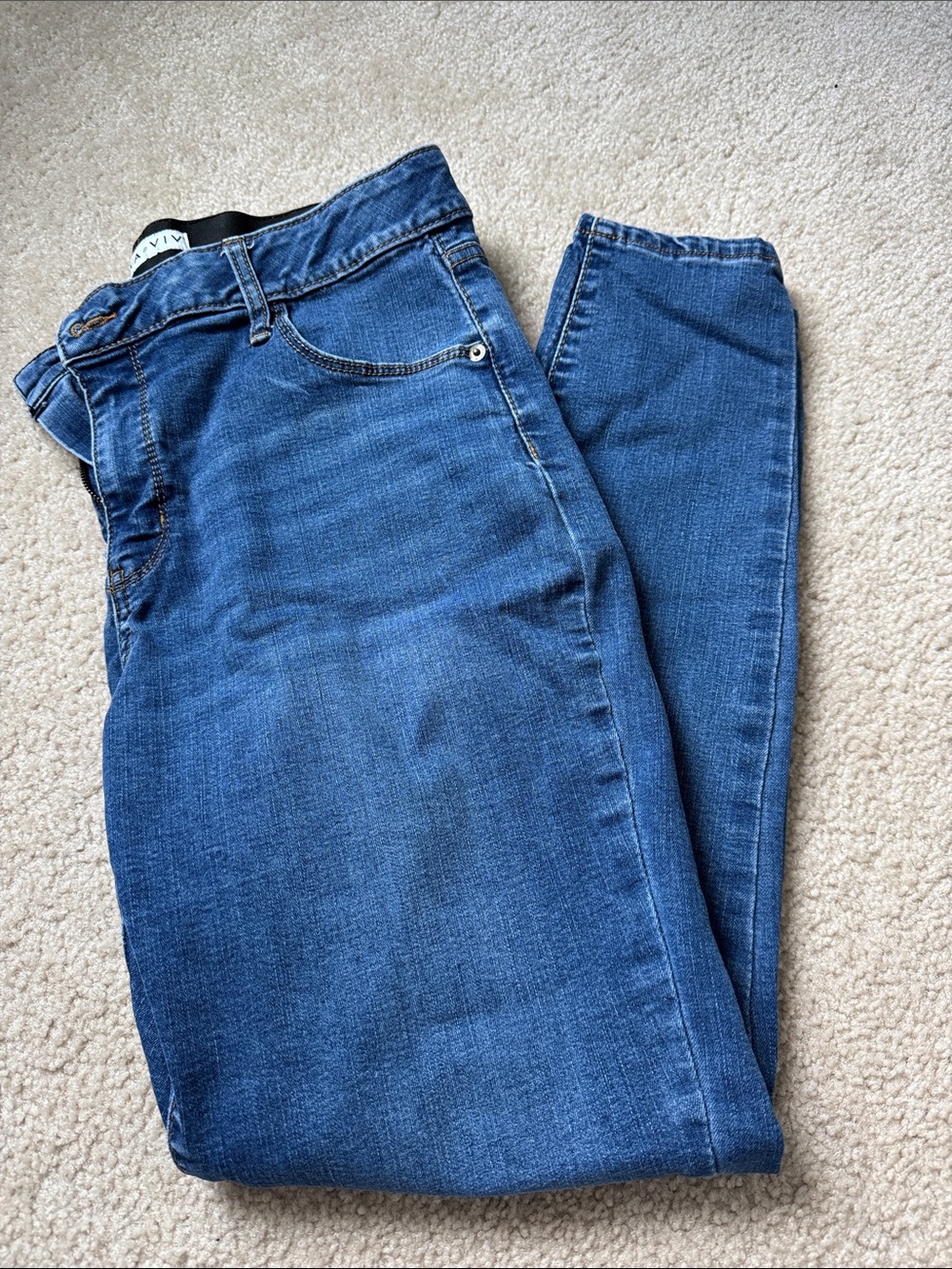 Ava & Viv jeans with inner elastic waistband